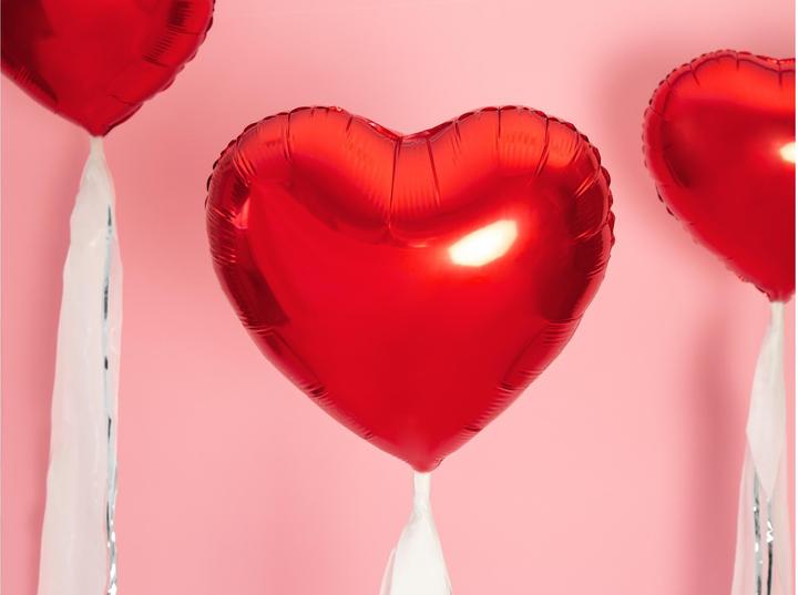 Produktbild Partydeco Rotes Herz Ballon 45cm (1 x)