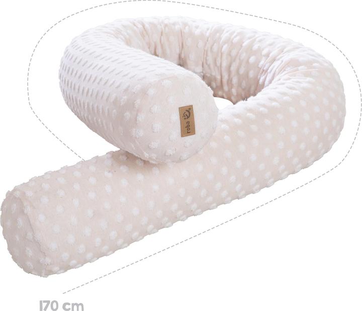 Actual product image Roba Bettschlange frosty almond