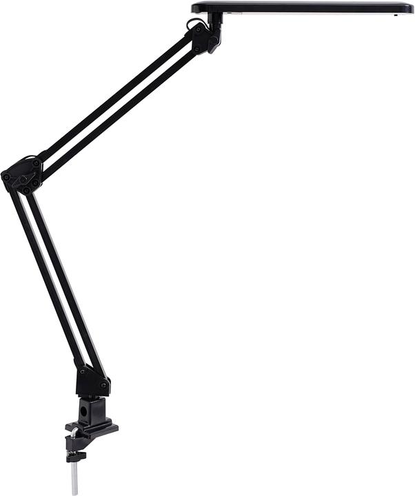 Produktbild Alco LED-Schreibtischleuchte 962 mit Klemme schwarz (420 lm)