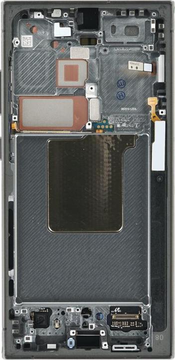 Actual product image Samsung Display + frame (mounted) S928 Galaxy S24 Ultra titanium GH82-33396B (Display, Galaxy S24 Ultra)