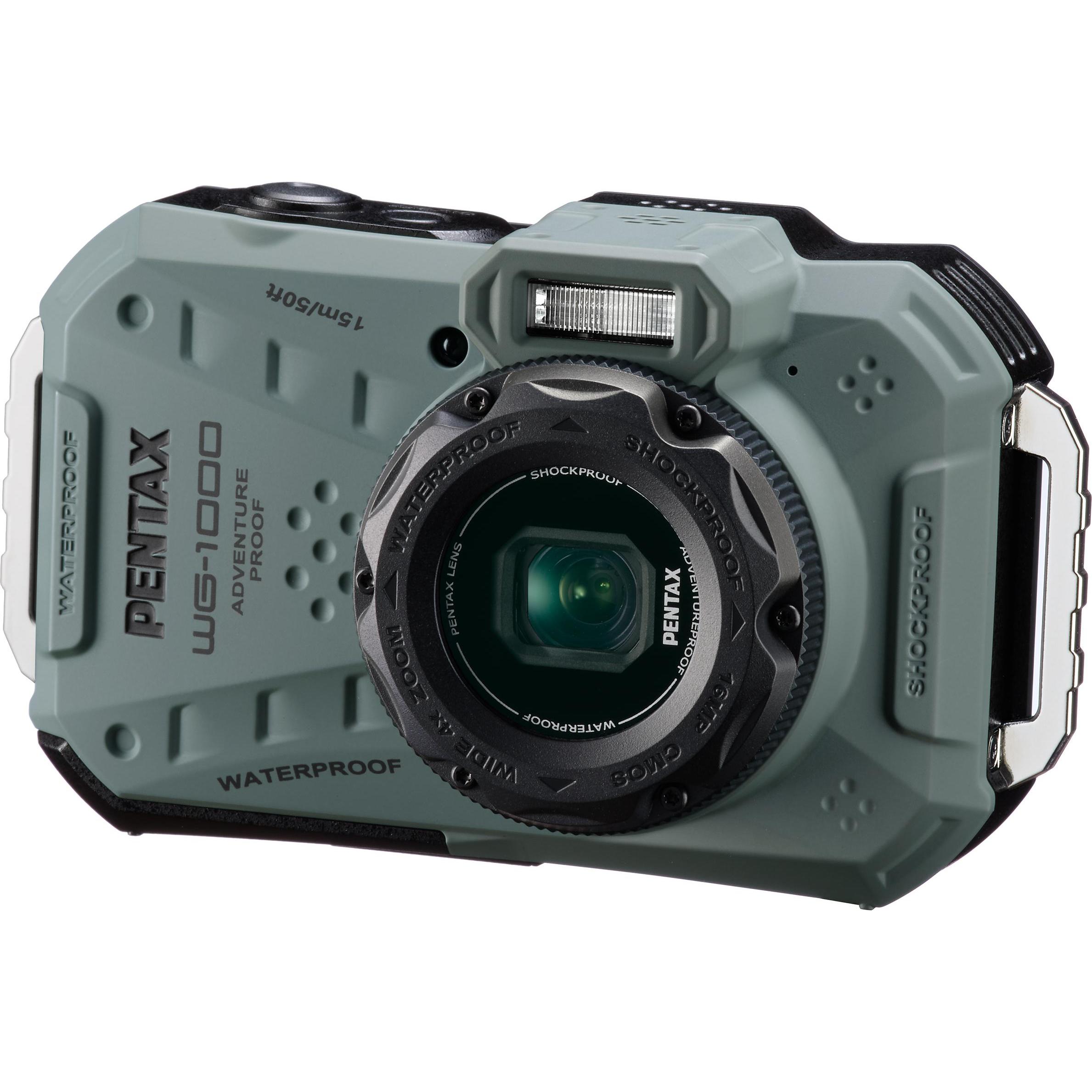 Pentax WG-1000 (4.9 - 19.6 mm, 16.76 Mpx, 1/2,3''), Kamera, Grün