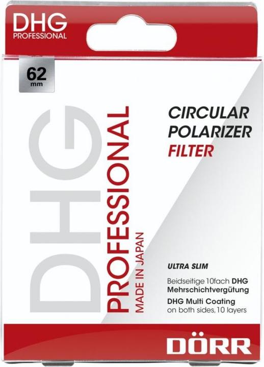 Produktbild Dörr Zirkularpolfilter DHG 62mm (62 mm, Polarisationsfilter)