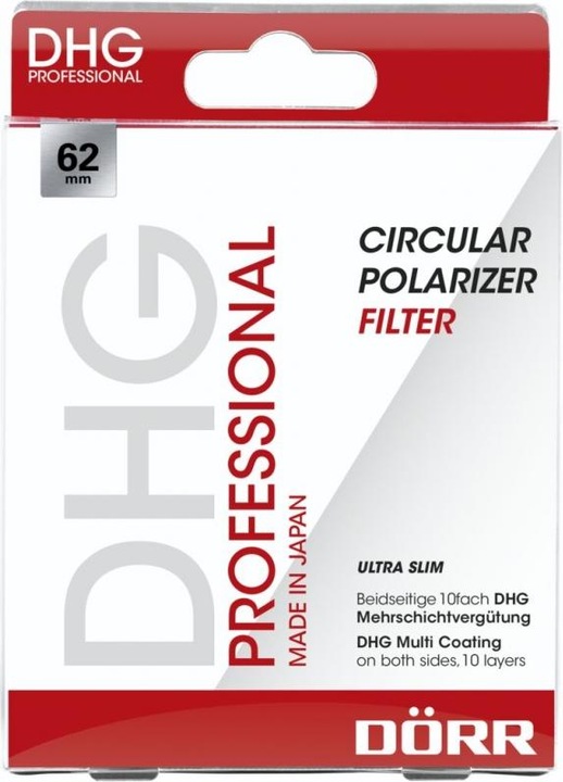 Actual product image Dörr Circular polarising filter DHG 62mm (62 mm, Polarizing filter)