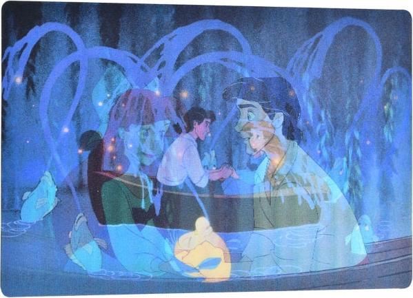 Actual product image Disney Ariel & Prince Eric, Flanders postcard boat lenticular