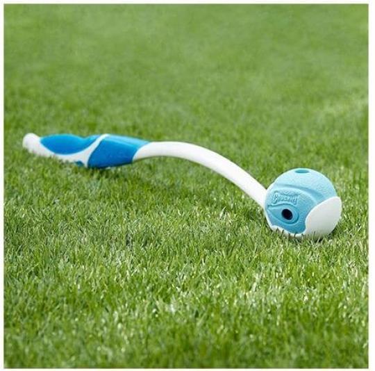 Immagine prodotto Chuckit! SCACCO! Palla per cani Whistler M - Palla per cani - 2 pezzi (Gioco da masticare per cani)