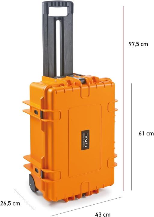 Actual product image B+W Case Type 6700 RPD Orange (Photo case, 42.80 l)