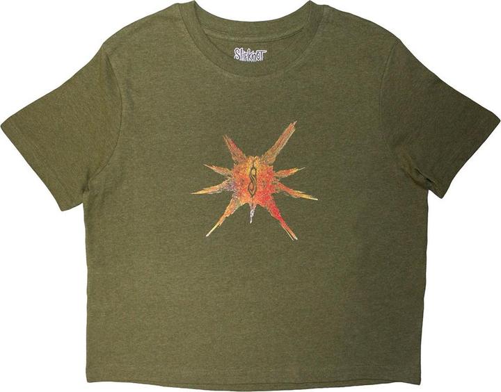 Actual product image Slipknot Womens/Ladies The End, So Far Figures Back Print Crop Top (XXL)