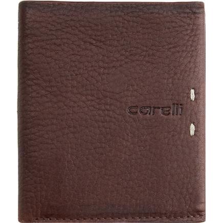 Giorgio Carelli, Damen, Portemonnaie, Unisex Geldbörse, klein, RFID, Braun