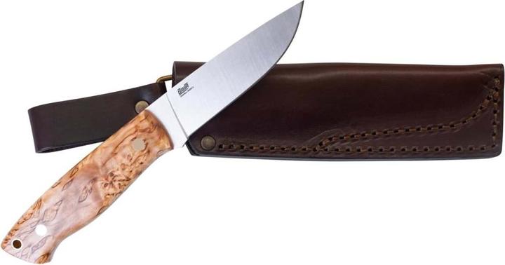 Produktbild Brisa Trapper 95 N690 Curly Birch Flat Bushcraft (9.50 cm)