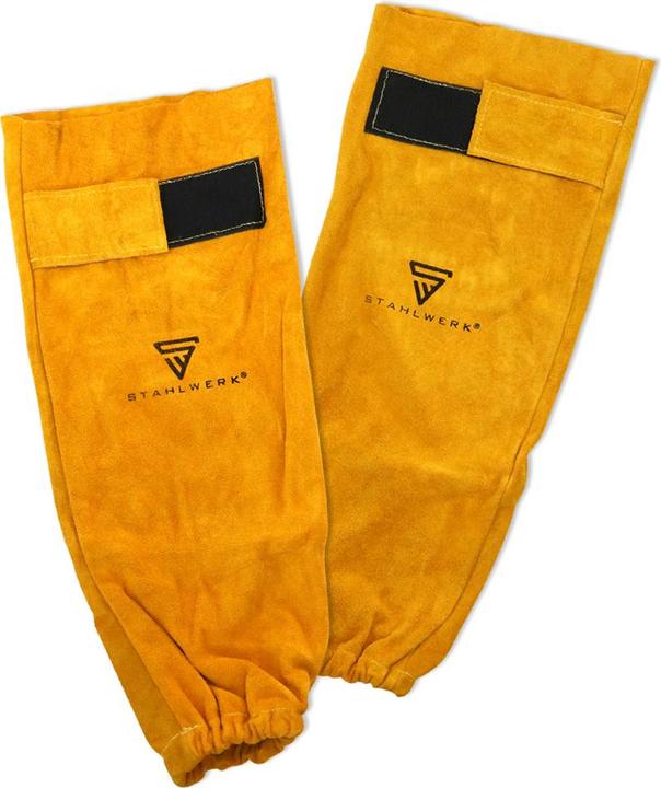 Produktbild Stahlwerk Schweisser Armschutz Spritzschutz Armschoner Schweisser Ärmel Echtleder (One Size)
