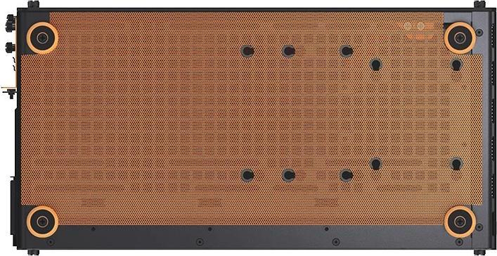 Productafbeelding Jonsplus MATX Handgreepkoffer Z20 - Zwart-Oranje (Mini-ITX, mATX)