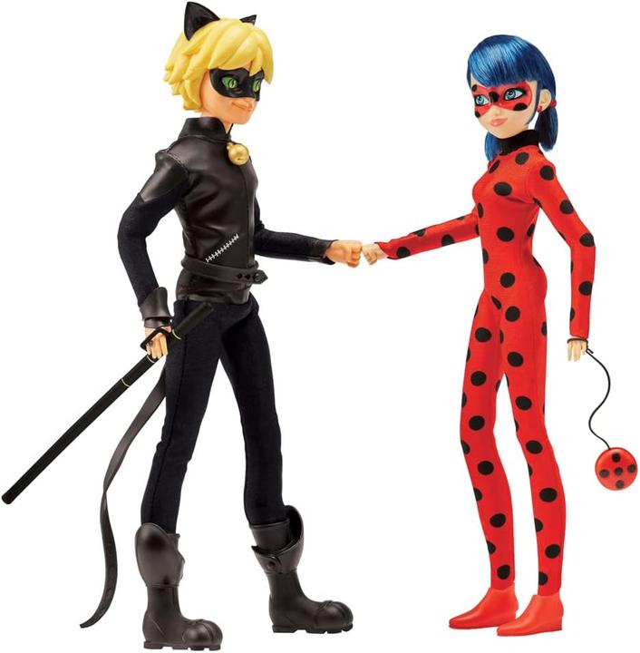 Actual product image Bandai Miraculous Ladybug and Cat Noir