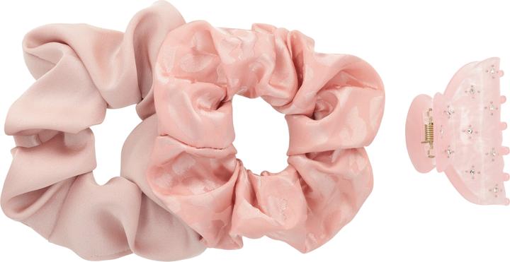 Produktbild Trisa Fashion Haarklammer mit Strass & Scrunchie rosa 3 Stk. (3 Stk.)