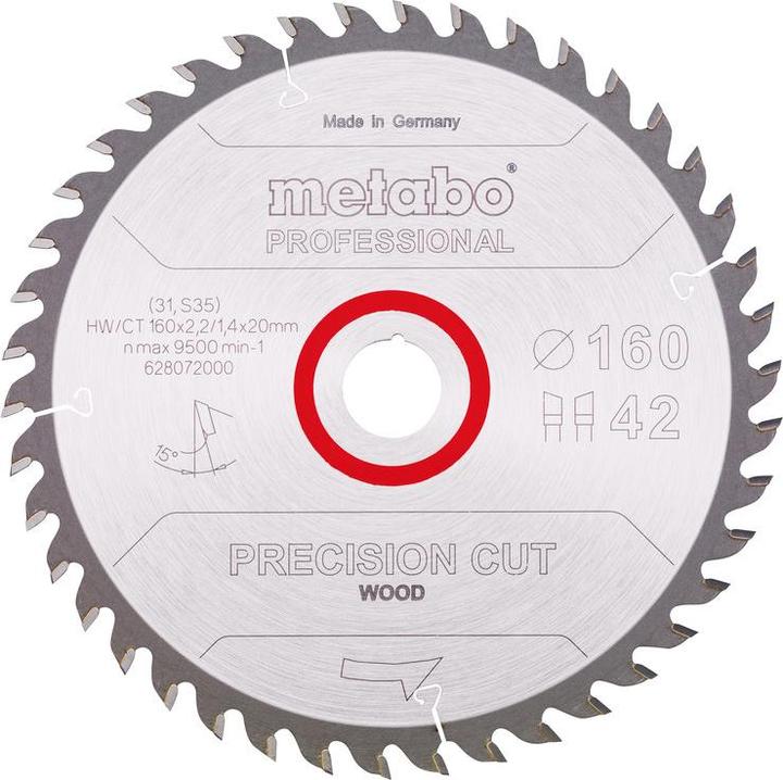 Actual product image Metabo Circular saw bladeHW/CT60x20x22/4
