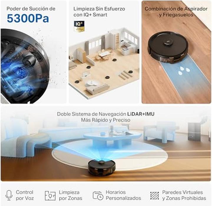 Immagine prodotto TP-Link Tapo RV30 Max (Robot aspirapolvere)