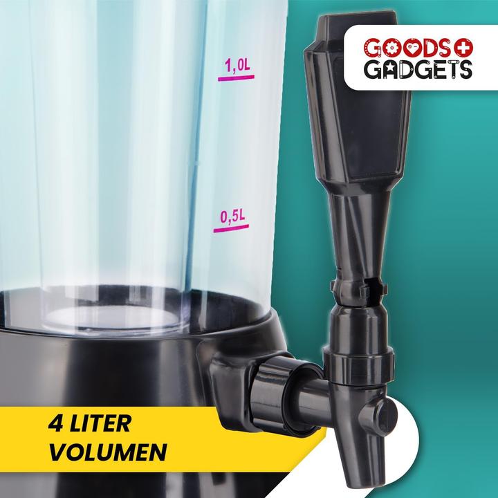 Immagine prodotto Goods + Gadgets Biersäule mit Eiskühlung (4,0L)
