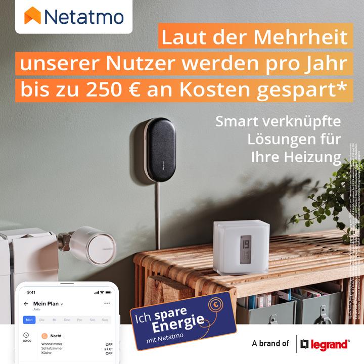 Actual product image Netatmo Wireless radiator thermostat
