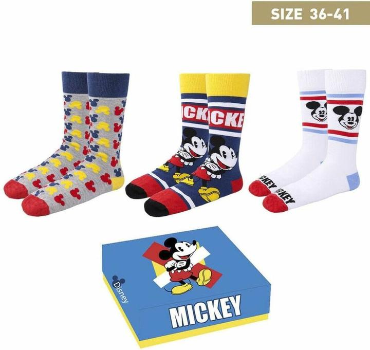 NoName MICKEY - Pack de 3 paires de chaussettes (P36-41) (3er Pack, 36 - 41)