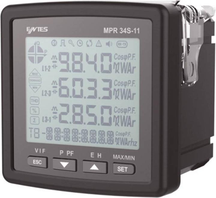 Entes Digital Panelmeter Multimeter Panelmeter 1x Digital Input Digital Output Pulse Output