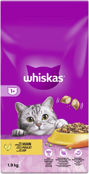 Actual product image Whiskas Dry (Adult, 1 pcs., 1900 g)