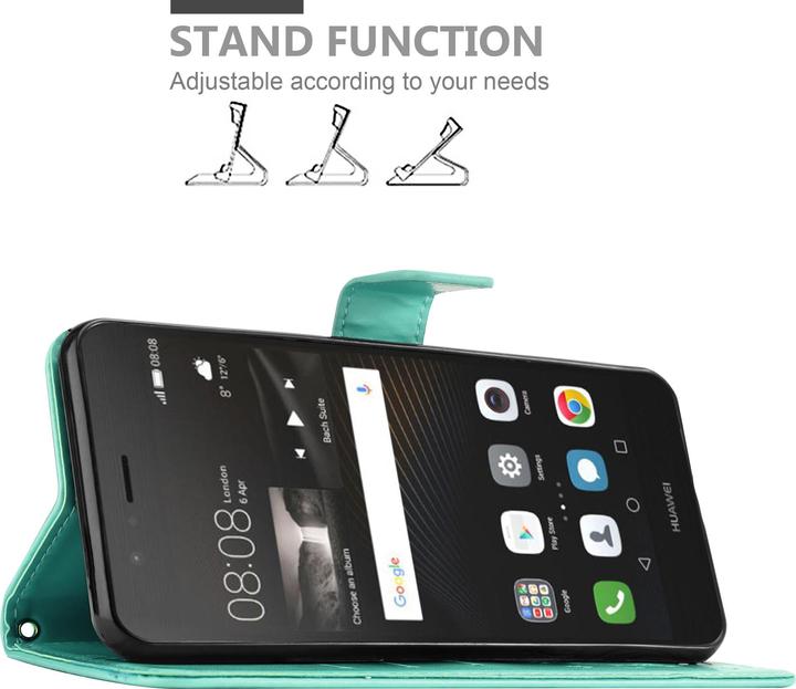 Actual product image Cadorabo Flower Book Cover (Huawei G9 Lite)