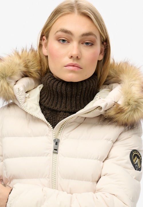 Produktbild Superdry gepolsterte daunenjacke, fuji faux fur (XS)