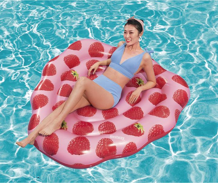 Actual product image Bestway Scentsational Raspberry Pool Float