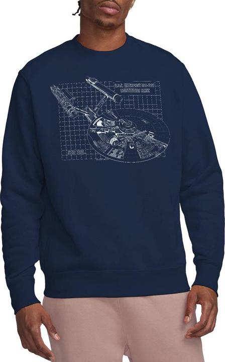 Actual product image Unisex Adult Enterprise Print Sweatshirt (XXL)