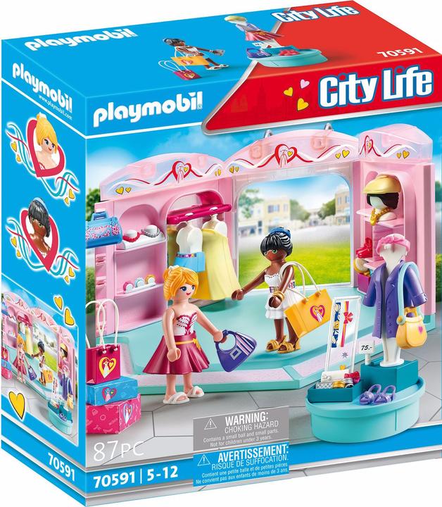 Image du produit Playmobil magasin de mode (70591, Playmobil City Life)