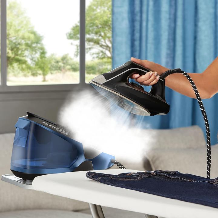 Produktbild Rowenta Hochdruck-Dampfbügelstation mit 6,2 bar, 340 g/min Dampfstoss und MicroSteam-Sohle für alle Stoffe (2400 W, 340 g/min)