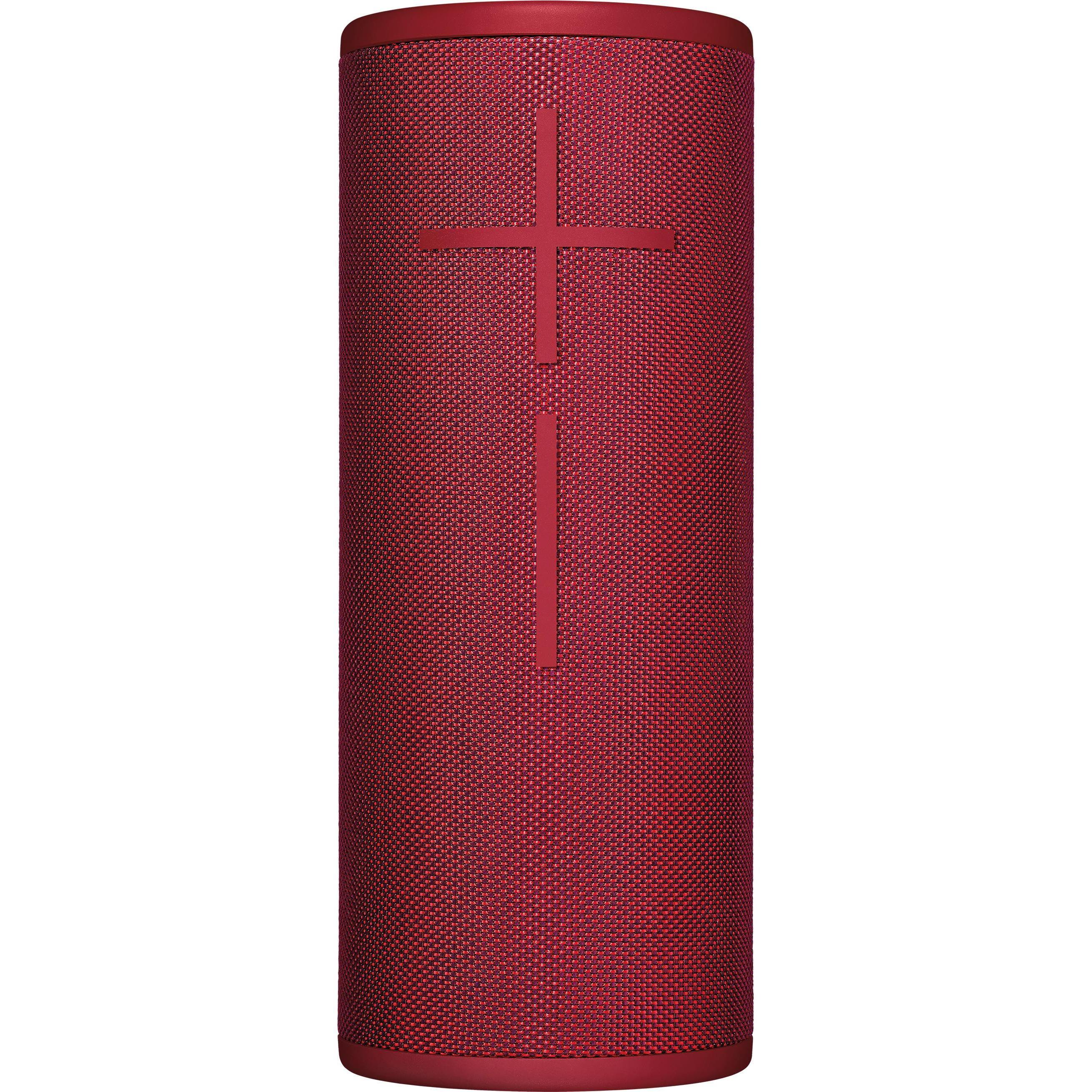 UE Boom 3 (15 h, Akkubetrieb, Stromversorgung über USB), Bluetooth Lautsprecher, Rot
