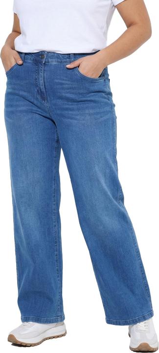 Produktbild Ulla Popken Jeans Mary, weites Bein, Elastikbund (46)