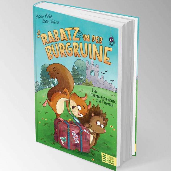 Productafbeelding Rabatz in der Burgruine - Eine Detektivgeschichte zum Mitraten (Miriam Mann, Duits)