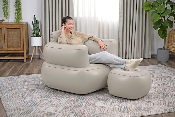 Actual product image Bestway Comfi Cube Inflatable Lounger