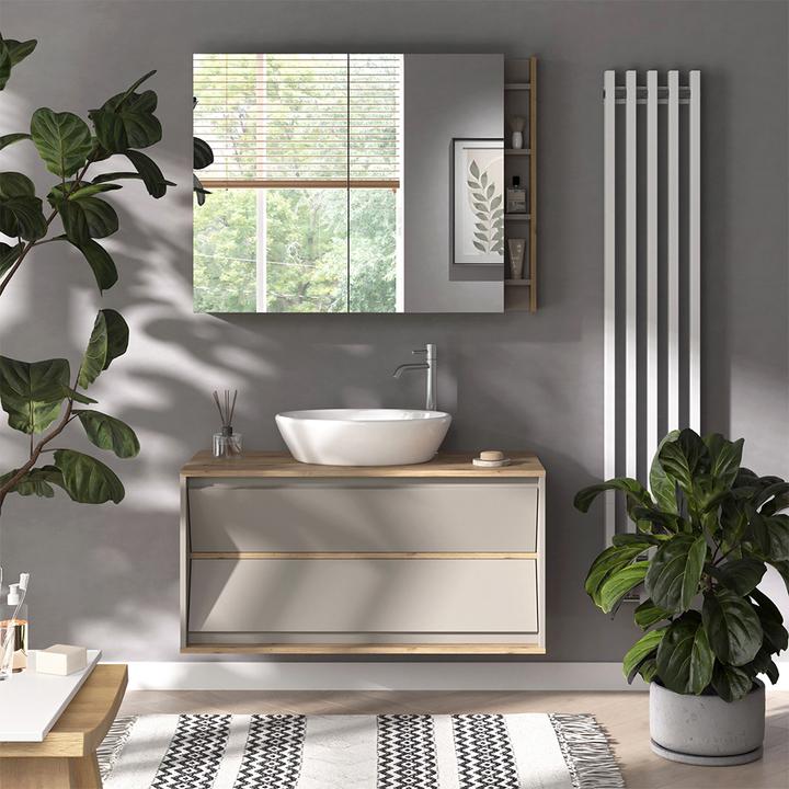 Produktbild Vicco Badmöbel-Set Edelin, Cashmere/Artisan, 2 Teile