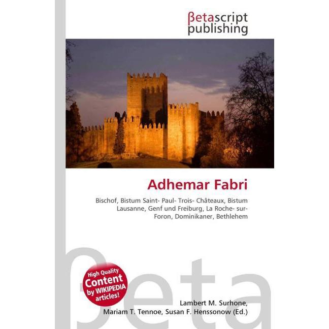 Adhemar Fabri, Sachbücher