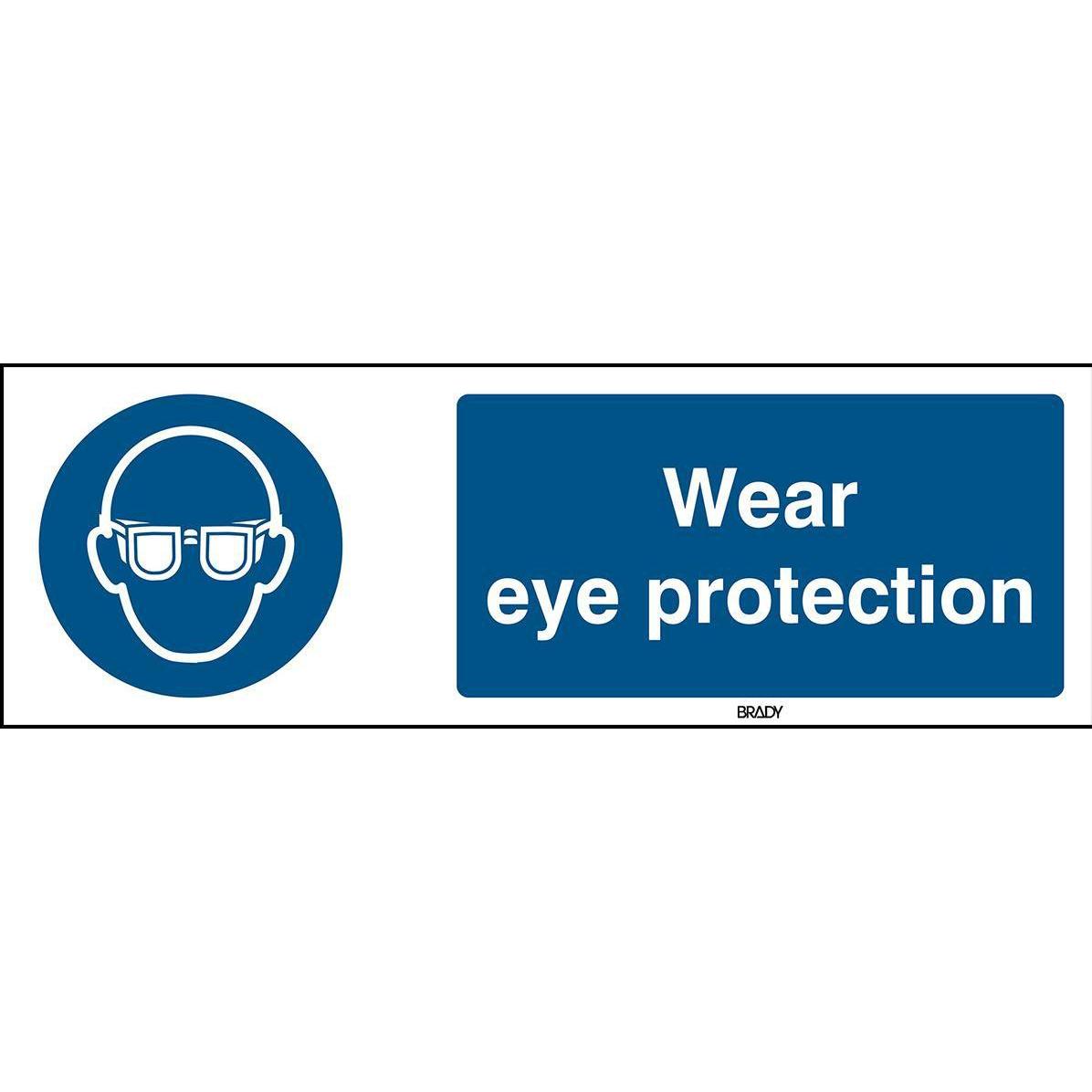 Brady, Sicherheitskennzeichnung, ISO Safety Sign - Wear eye