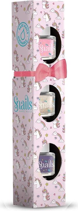 Snails Gift set of 3 nail polish mini unicorn (MQ6)
