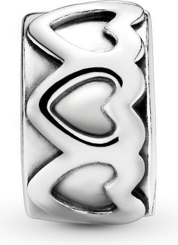 Image du produit Pandora Charms/Beads Coeurs alignés (Argent)