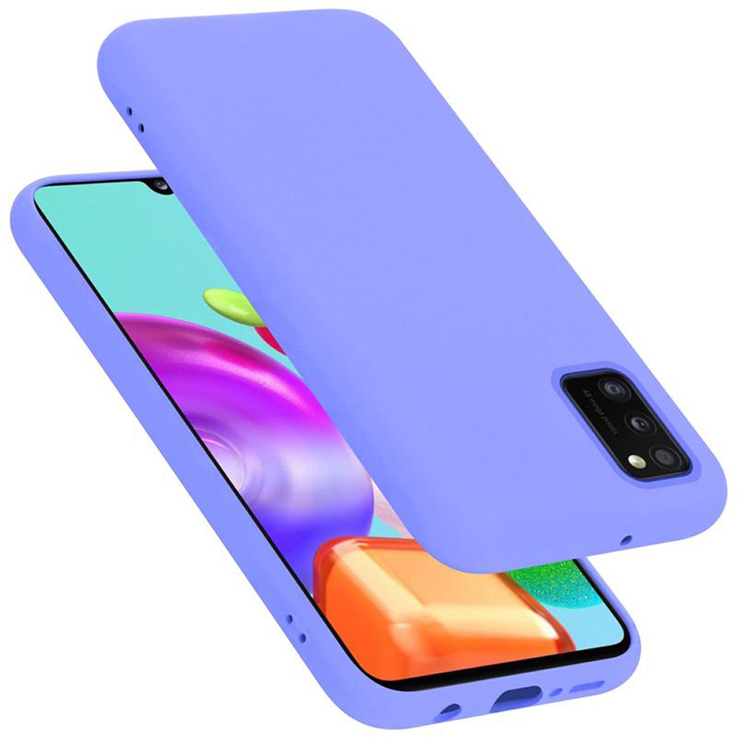 Cadorabo TPU Liquid Silicone Case Cover (Samsung Galaxy A41), Smartphone Hülle, Violett
