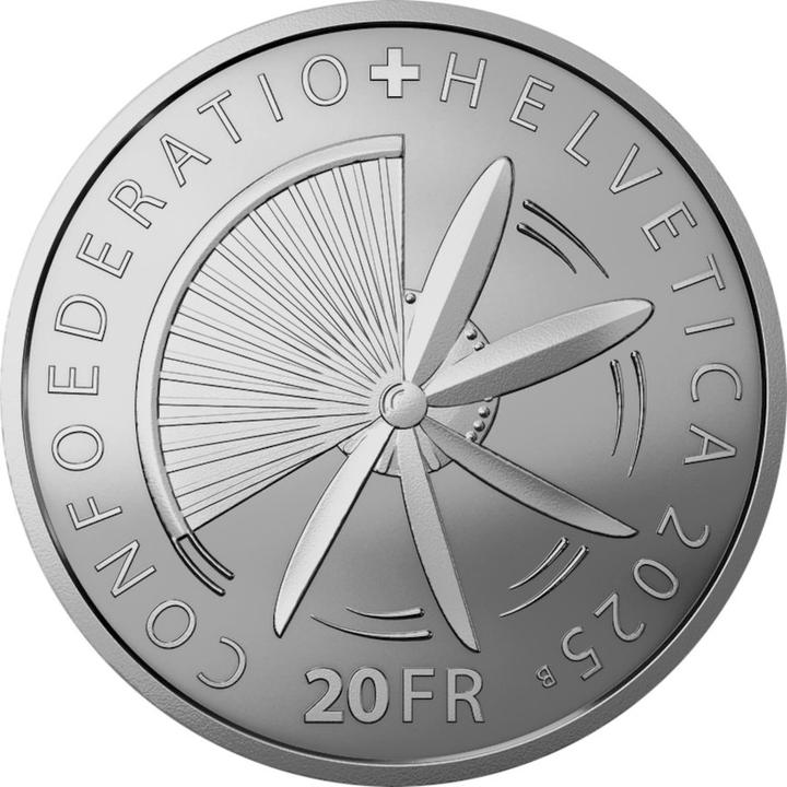 Produktbild Swissmint Silber "Pioniere der Schweizer Luftfahrt" 20 g - 2025 (1.00, 2025)