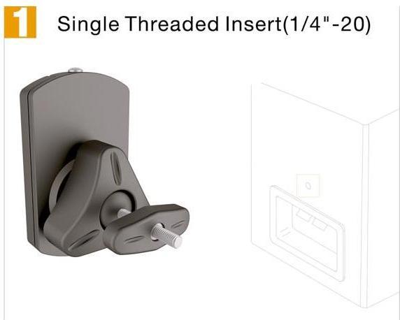 Produktbild Velleman Universal-Wandhaltererung Für Lautsprecher (1 Paar) (1 Paar, Wandmontage, Drehbar)