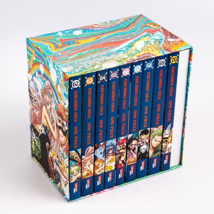 Immagine prodotto One Piece Sammelschuber 7: Fishman Island (inklusive Band 62-70) (Eiichiro Oda, Tedesco)