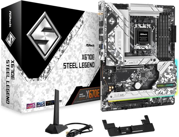 Image du produit AsRock X670E Steel Legend (AM5, AMD X670E, ATX)