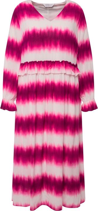 Produktbild Studio Untold Maxikleid, A-Line, V-Ausschnitt, Rüsche, 3/4-Ärmel, BAtik (42, 44)