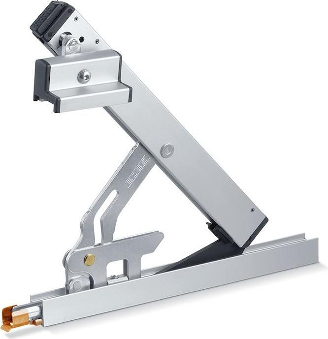 Actual product image Geze Skylight scissors OL 90 N with unhooking lock and sash bracket