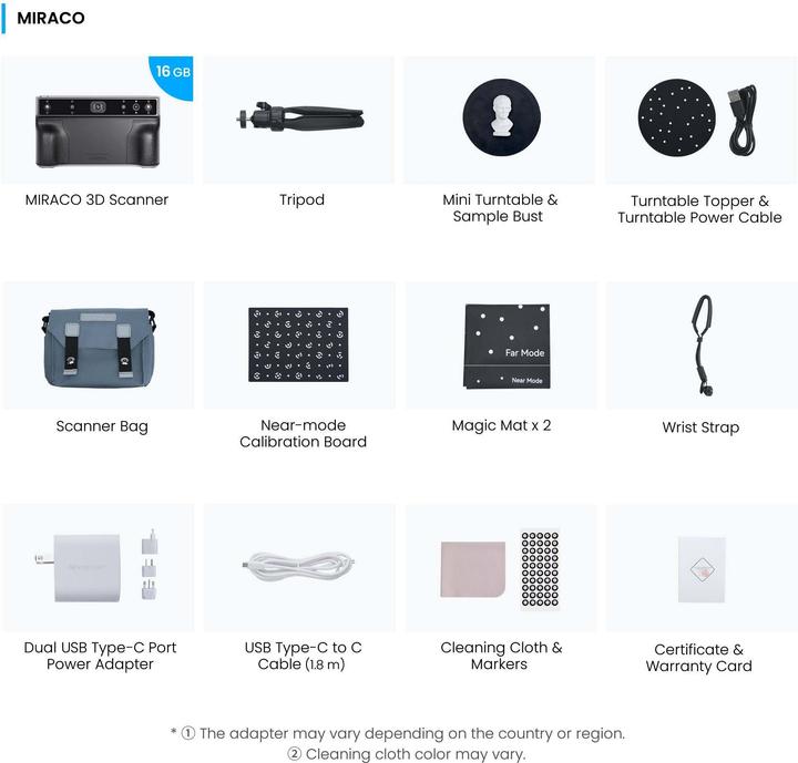 Image du produit Revopoint Scanner 3D Miraco
