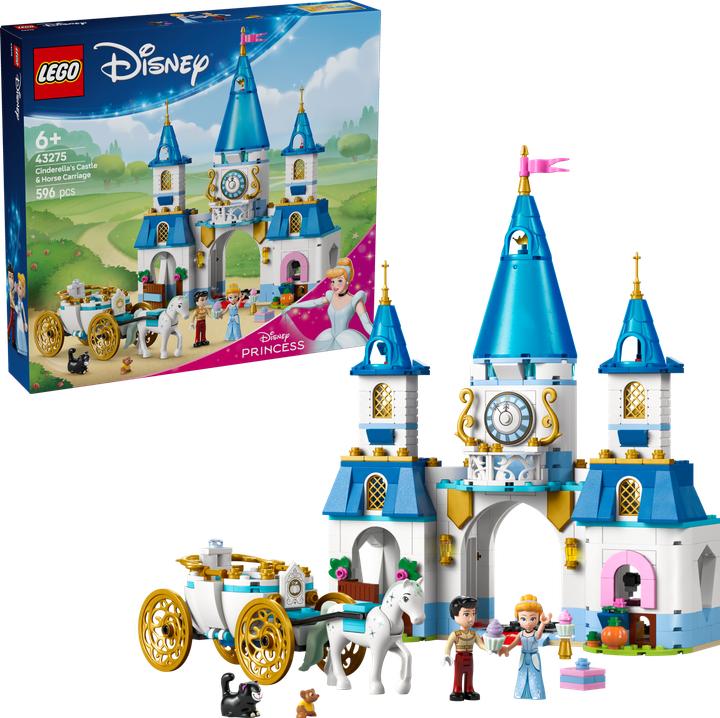 Image du produit LEGO Cinderellas Schloss und Pferdekutsche (43275, LEGO Disney)