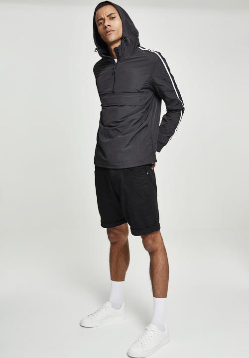 Actual product image Urban Classics Crinkle Nylon Pull Over Jacket (L)