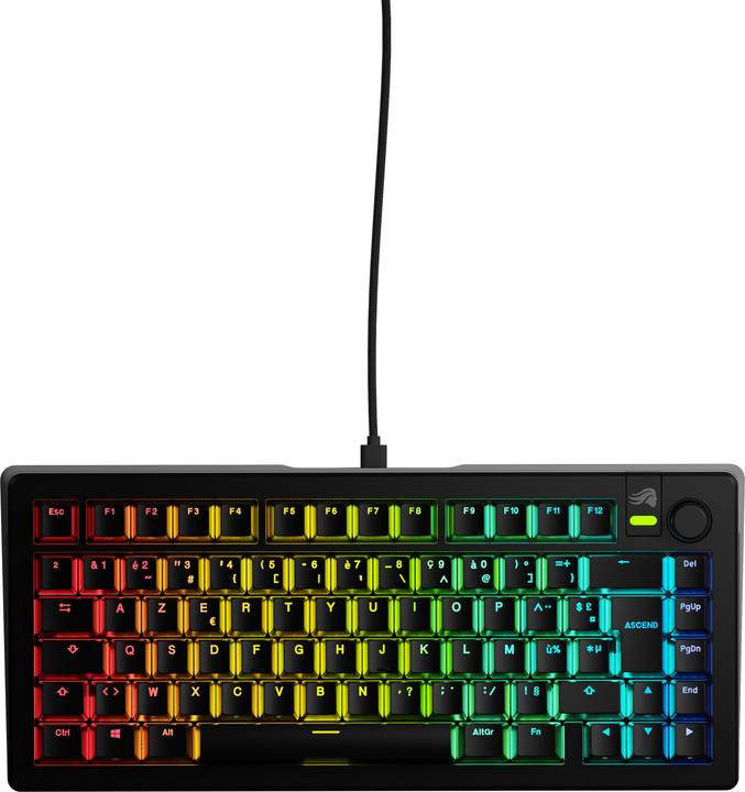 Actual product image Glorious GMMK 3 75% Prebuilt Wired Black - FR (840408300988) (FR, Cable)